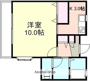 ジンシャーエールⅠ【2階】の間取り