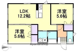 フローレンスⅢ【1階】の間取り
