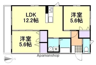 フローレンスⅢ【2階】の間取り