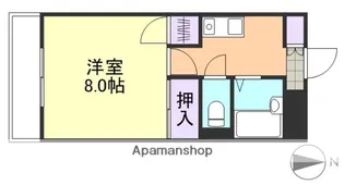 ハイシティー堀南【3階】の間取り
