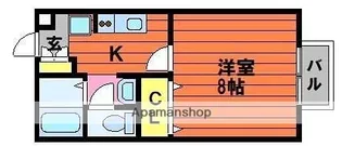 セジュール酒津【2階】の間取り
