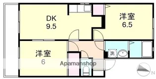 レイクスワン【2階】の間取り