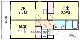 プリメールA【1階】の間取り