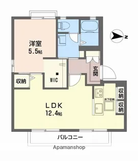 フレグランスASKA E棟【1階】の間取り