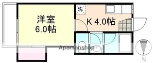 コーポセレッソ Ⅱ【1階】の間取り