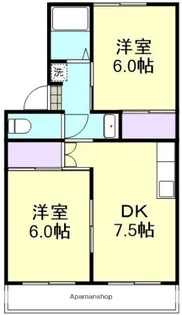 プレジール純B【2階】の間取り