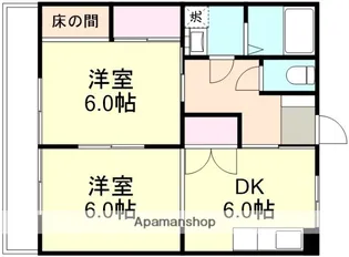 岡山県倉敷市連島町連島【マンション】の間取り