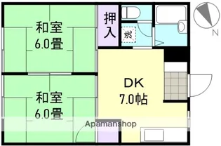 シティハイツ都【1階】の間取り
