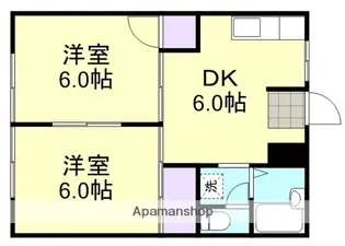シティハイツ都【1階】の間取り