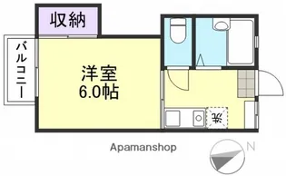 カーサレシェンテ【1階】の間取り
