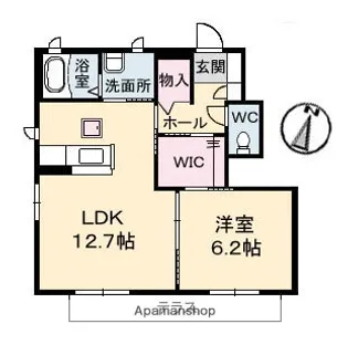 メイフラワー C棟【1階】の間取り