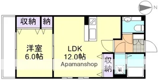 フィオーレA【1階】の間取り