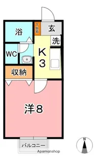 セジュールΑ【1階】の間取り