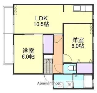 リッツガーデンⅡ【2階】の間取り