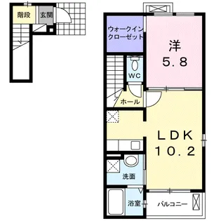 フォルトゥーナ【2階】の間取り