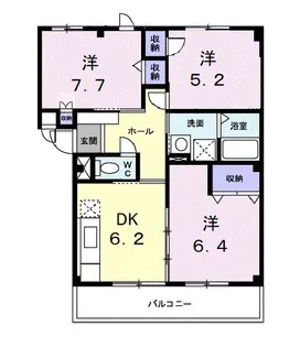 ファインレジデンスKN【3階】の間取り