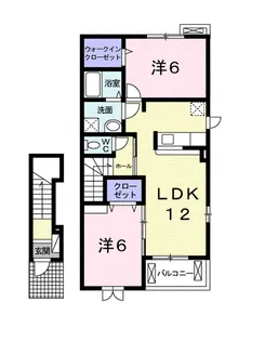ジェントリーⅡ・B【2階】の間取り