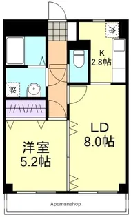 YMセンターコムKM【3階】の間取り