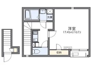レオネクストカワセミ【2階】の間取り