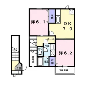 エクセレンス【2階】の間取り
