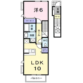 ウインティ【2階】の間取り