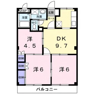 ハートランドⅢ【2階】の間取り