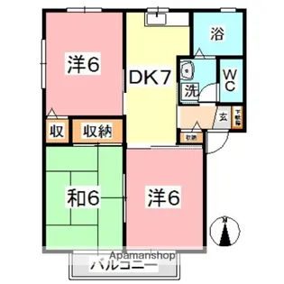 パインツリー A【2階】の間取り