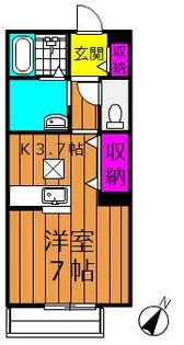 エルメゾン寿町【103号室号室】の間取り