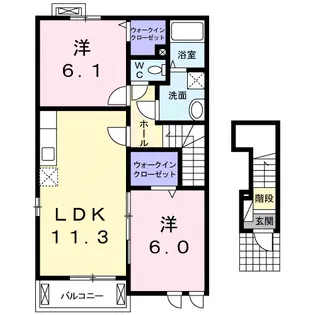 ベル・アンジュ【2階】の間取り