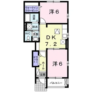 アウローラ【1階】の間取り