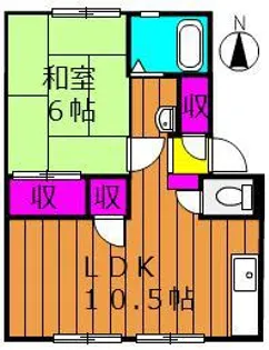 メゾンセンチュリー【1階】の間取り