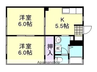 ユングフラウヨッホ B棟【2階】の間取り