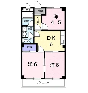 ニューハートランド【2階】の間取り