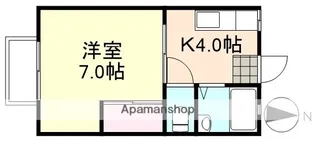 シュガーコーポⅡ【1階】の間取り