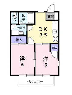 エトワール【2階】の間取り