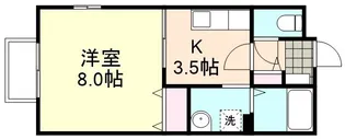 カーサ・ラ・コスタ【202号室号室】の間取り