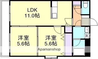 クレールコートⅡ【2階】の間取り