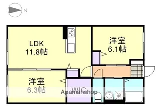 ハイマットⅠ【1階】の間取り