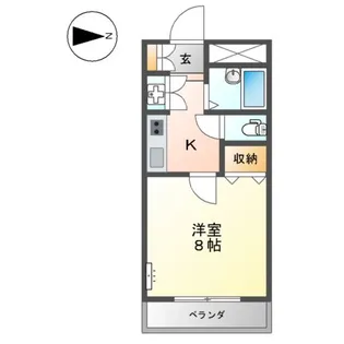 プレッソ・リーヴァⅠ【2階】の間取り