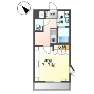 FLOWERーTORNADO【2階】の間取り