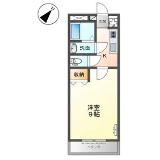 エポックハシマⅠ【1階】の間取り