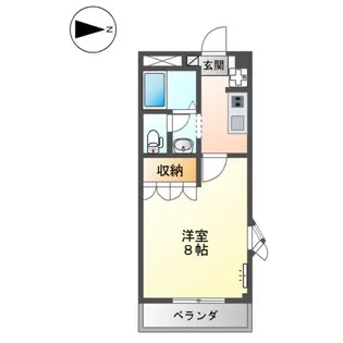 コン・ブリオ【2階】の間取り