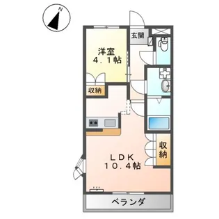 プロニティーMABI 2【2階】の間取り