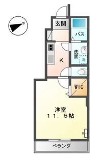 アント・クラント【102号室】の間取り
