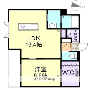 RAINBOW中島 A棟【2階】の間取り