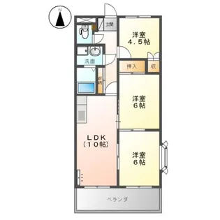 マーヴェラス・パレス2【3階】の間取り
