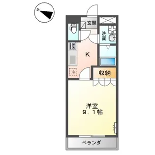 ディアドリーム【2階】の間取り
