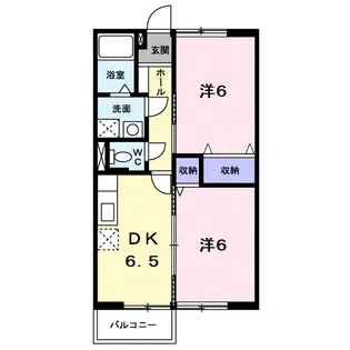 ブランドール ヴィラ【2階】の間取り