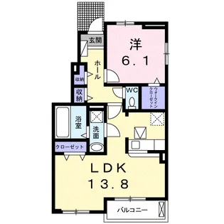 ヴァンヴェール Ⅰ【1階】の間取り