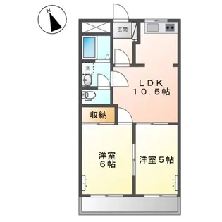 グランドハイム【1階】の間取り